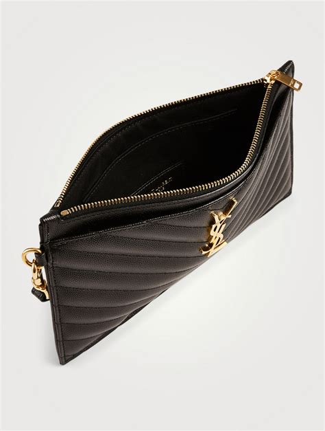 ysl clutch bag black|ysl clutch nordstrom.